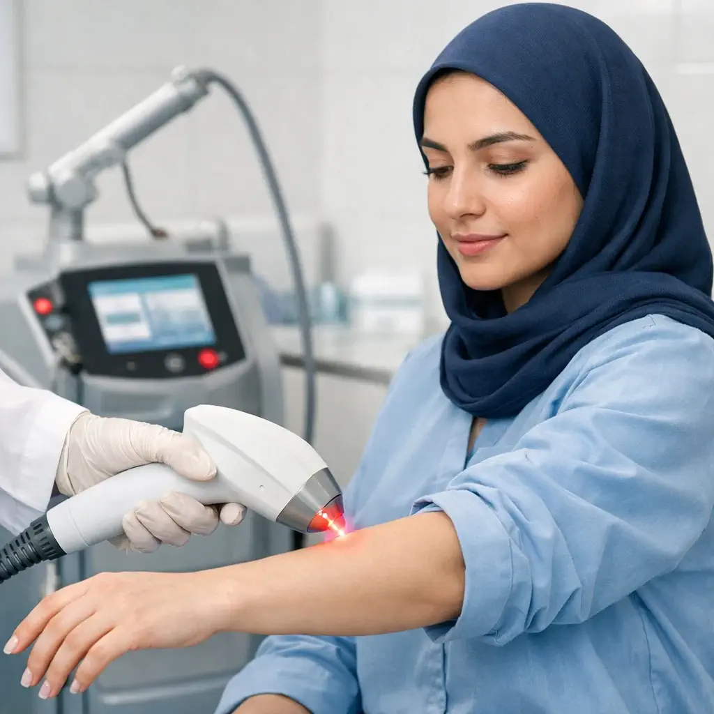 قیمت لیزر رولی بانوان در قم ۱۴۰۴ | تعرفه کامل کلینیک لیان